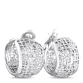 Chanel 18K White Gold 2.0ct Diamond Earrings