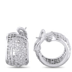 Chanel 18K White Gold 2.0ct Diamond Earrings