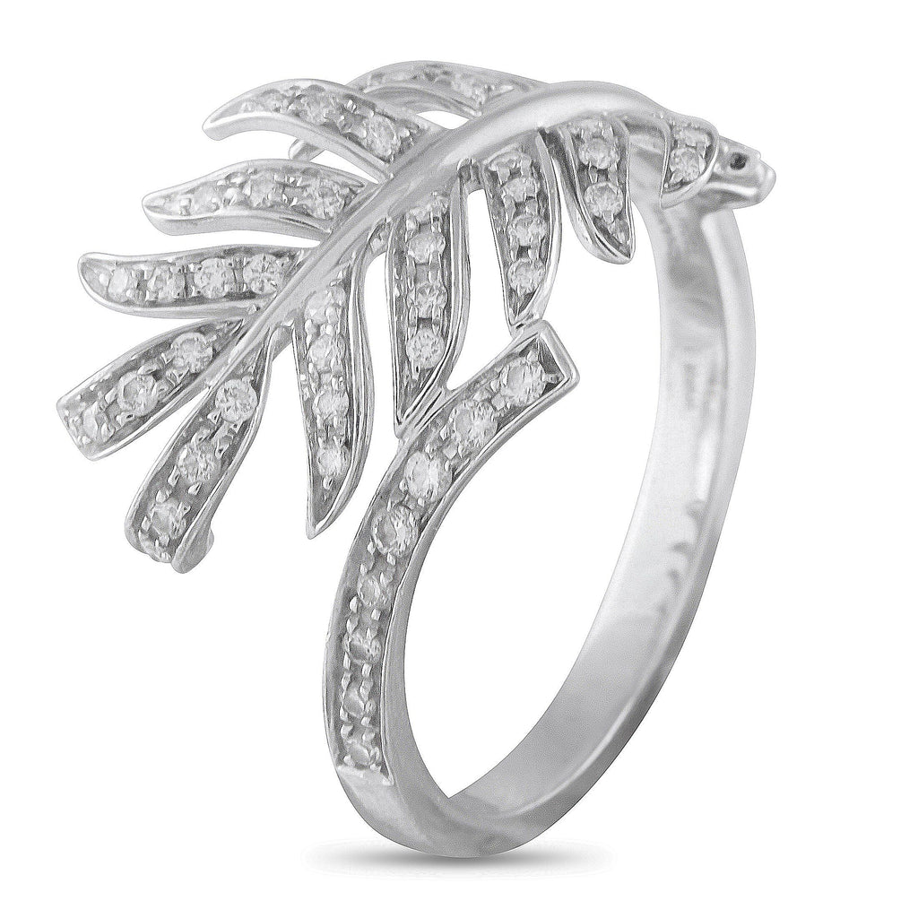 Chanel18K White Gold Diamond Ring