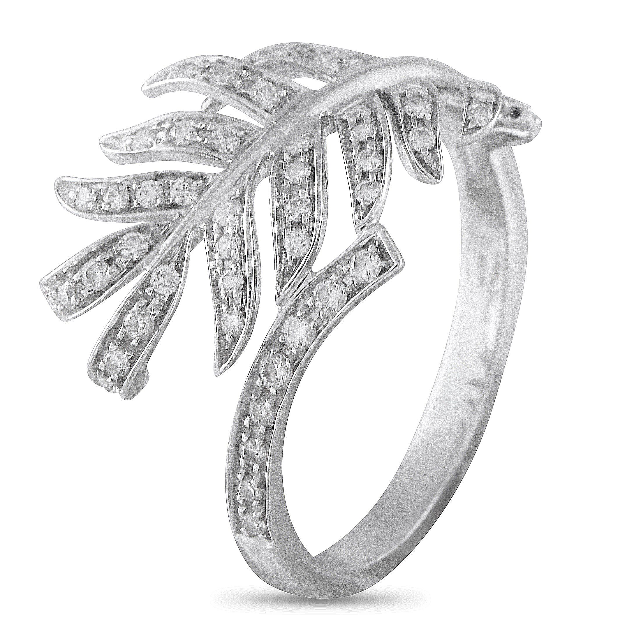 Chanel18K White Gold Diamond Ring