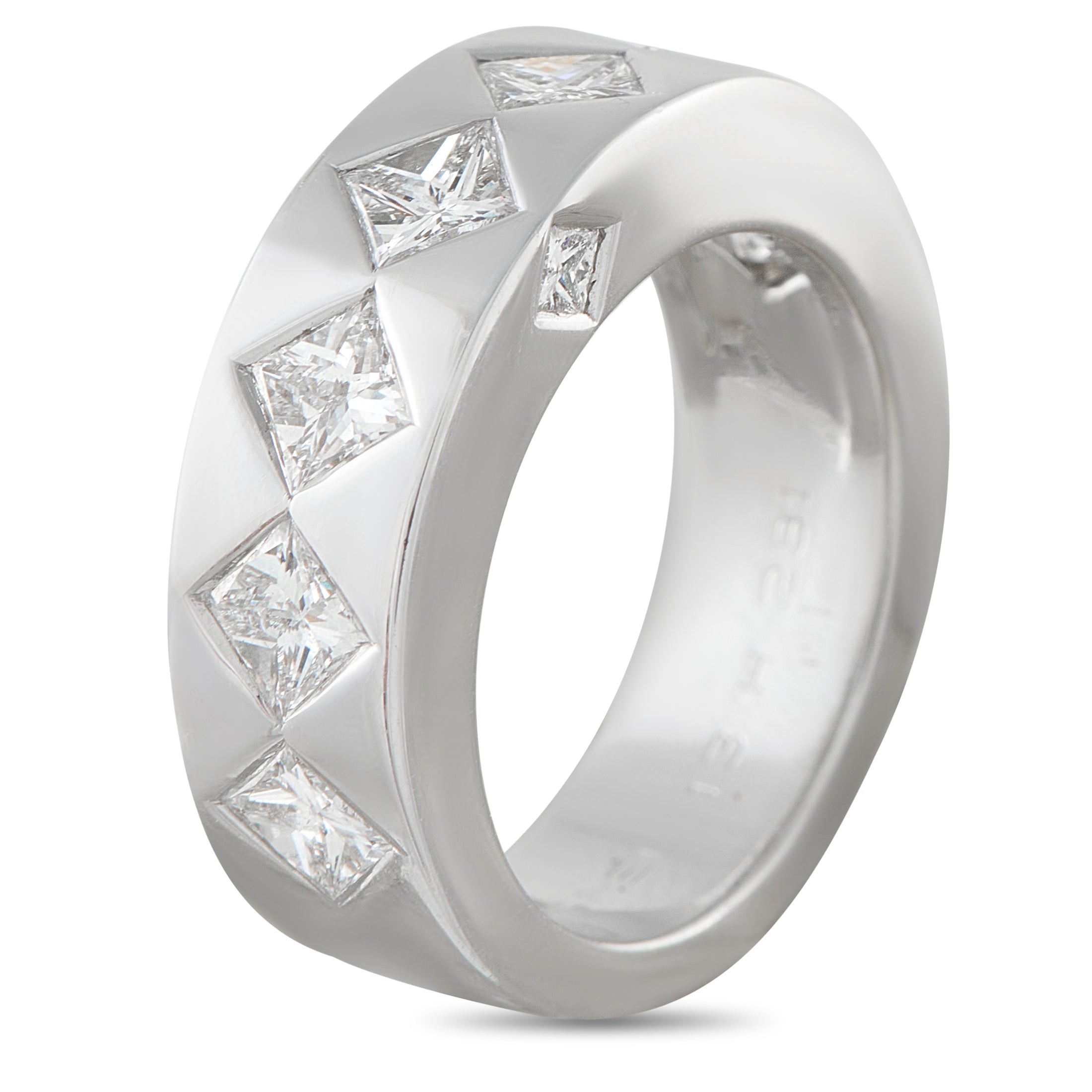 Chanel 18K White Gold 1.40ct Diamond Band