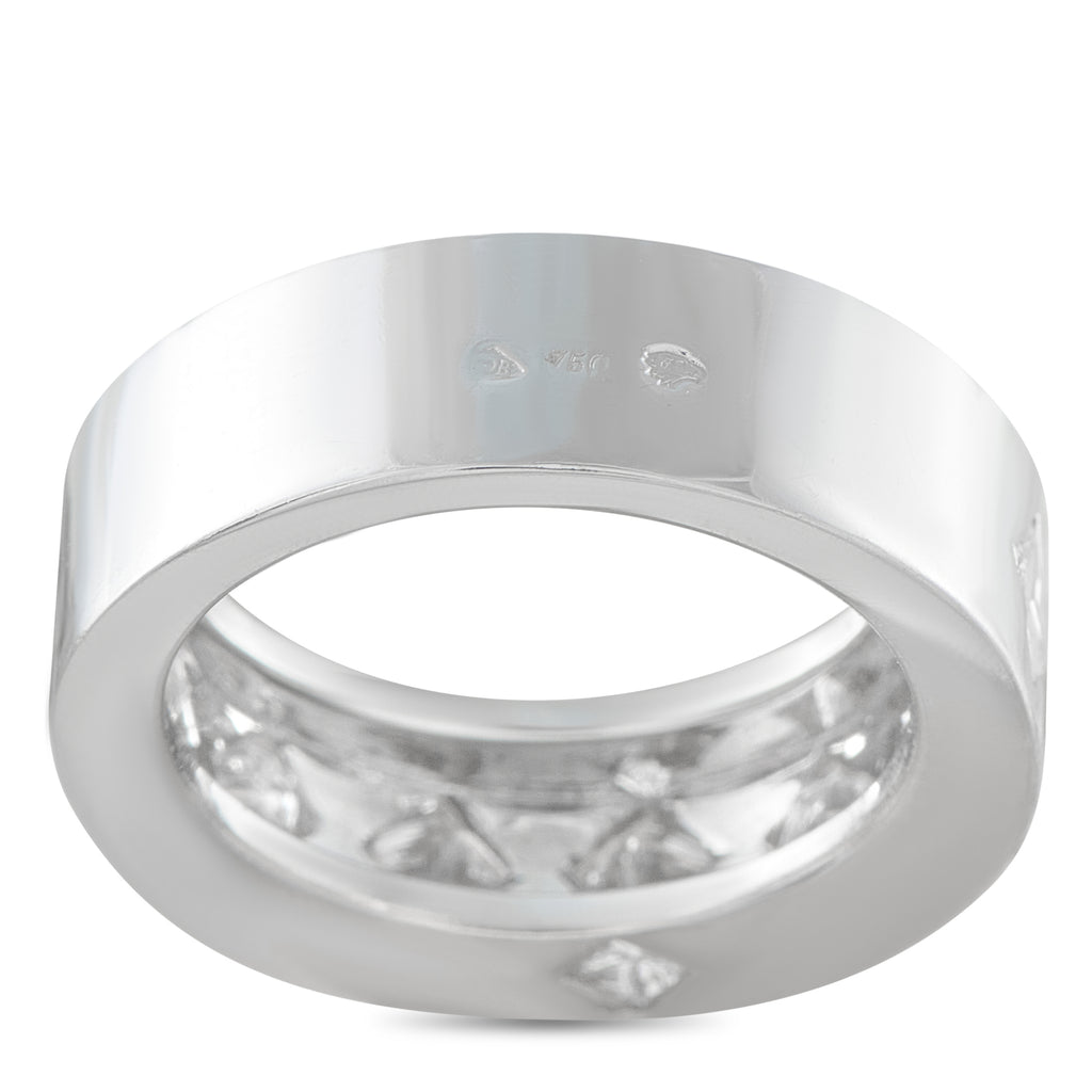 CHANEL 18K White Gold 1.40ct Diamond Band