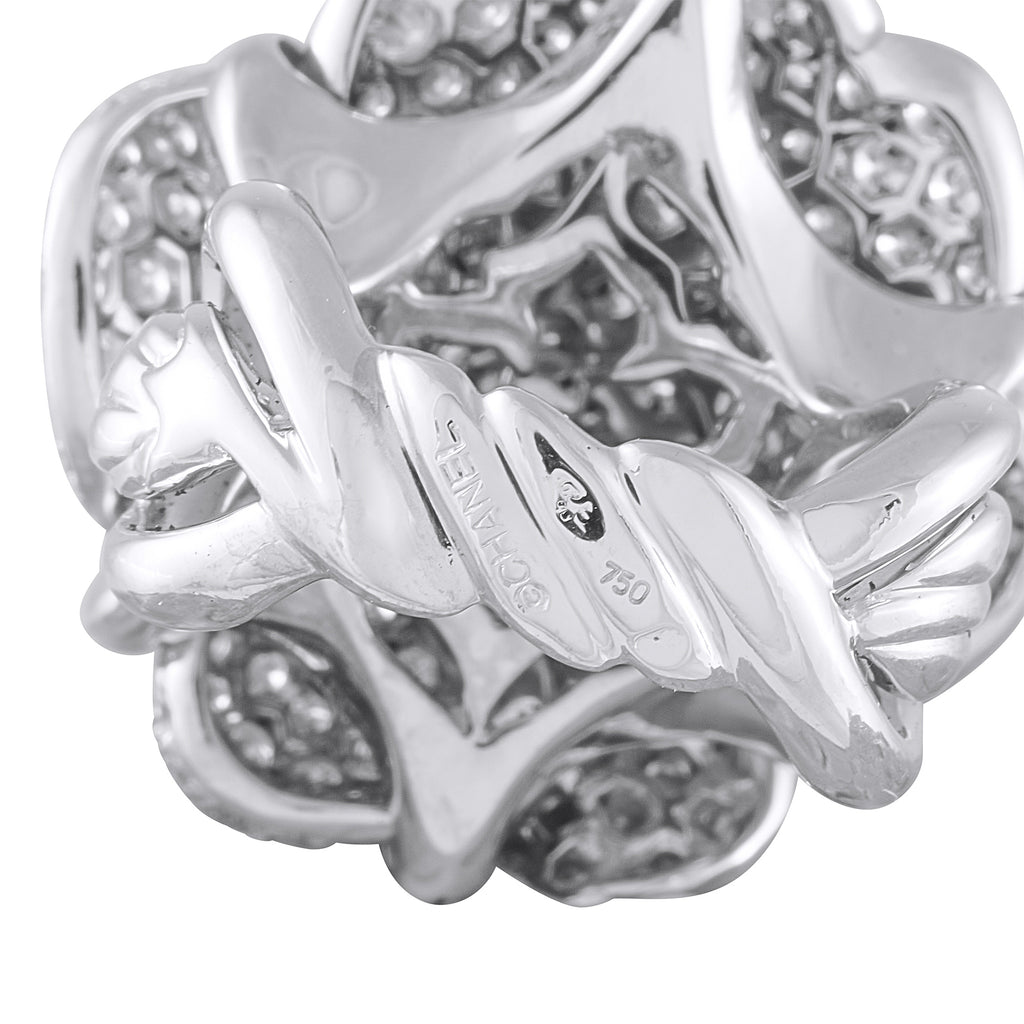 Chanel Camélia 18K White Gold 3.45ct Diamond Ring