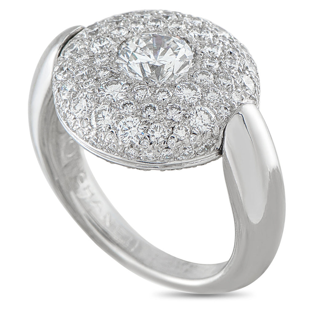 Chanel 18K White Gold 1.80ct Diamond Ring