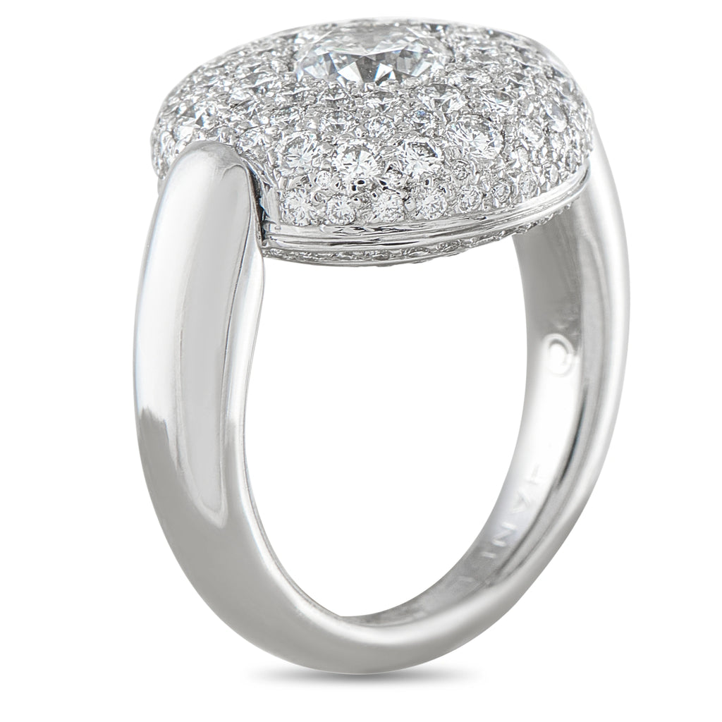 Chanel 18K White Gold 1.80ct Diamond Ring