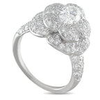 Chanel 18K White Gold 0.84ct Diamond Ring