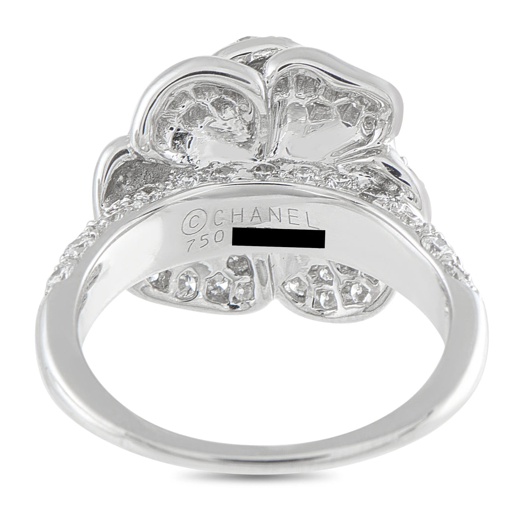 Chanel 18K White Gold 0.84ct Diamond Ring