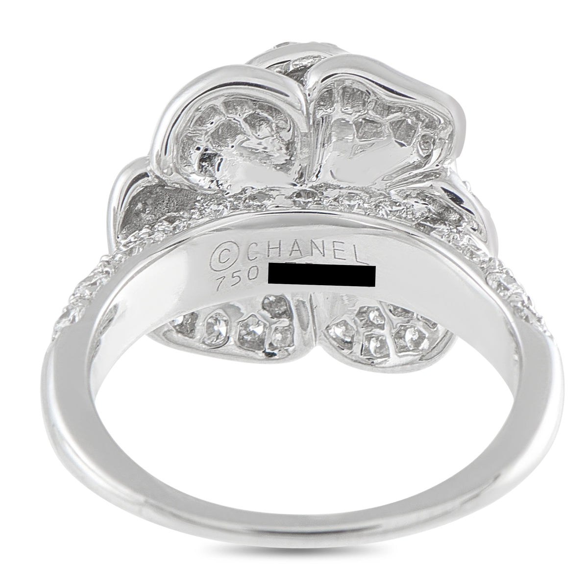 Chanel 18K White Gold 0.84ct Diamond Ring