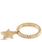 CHANEL 18K Yellow Gold Diamond Ring