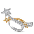 ChanelComete 18K White and Yellow Gold 1.06ct Diamond Ring – This celestially inspired Chanel Comete ring is simply unforgett
