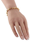 Charles Krypell 18K Yellow Gold 1.0ct Diamond and Ruby Bracelet