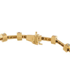 Charles Krypell18K Yellow Gold 1.0ct Diamond and Ruby Bracelet
