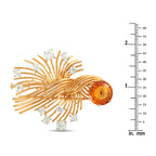 Chaumet18K Yellow Gold 2.0ct Diamond and Citrine Brooch