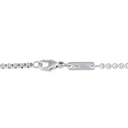 Chopard 18K White Gold Diamond and Hematite Necklace
