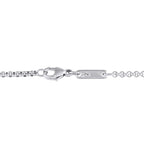 Chopard18K White Gold Diamond and Hematite Necklace