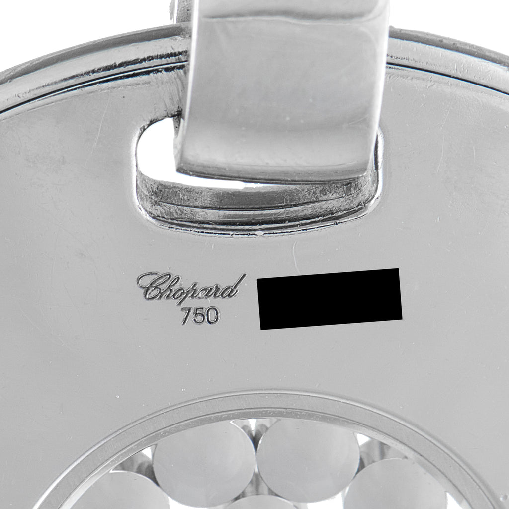 Chopard Happy Diamonds 18K White Gold 1.14ct Diamond Pendant