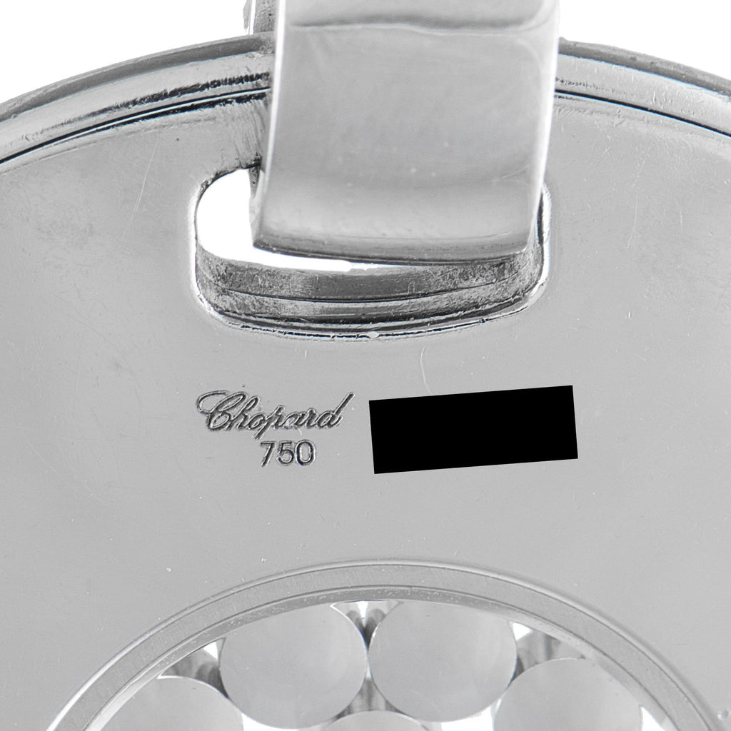 ChopardHappy Diamonds 18K White Gold 1.14ct Diamond Pendant Necklace