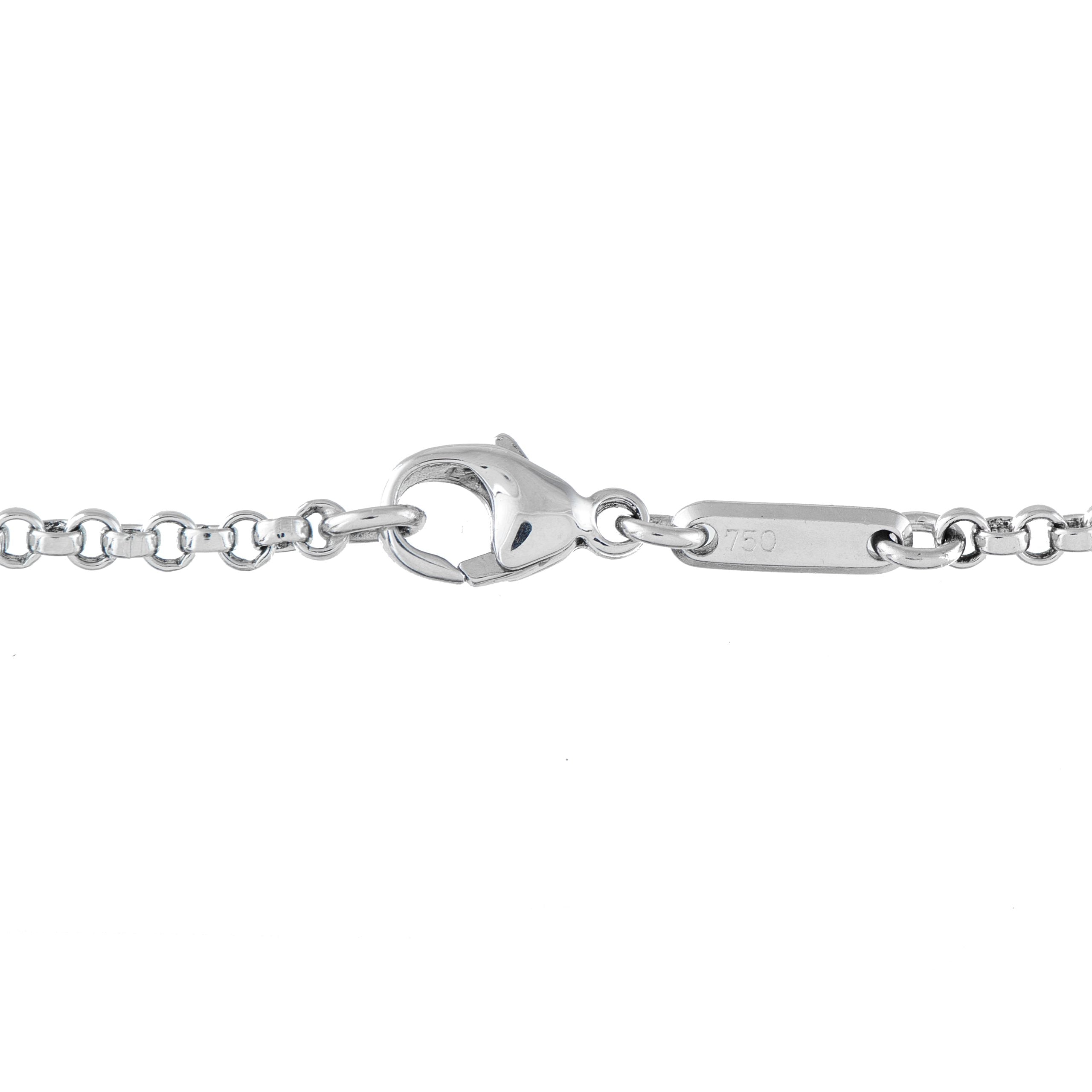Chopard Happy Diamonds 18K White Gold 1.14ct Diamond Pendant
