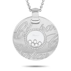 Chopard Happy Diamonds 18K White Gold 1.14ct Diamond Pendant