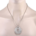 ChopardHappy Diamonds 18K White Gold 1.14ct Diamond Pendant Necklace