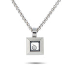 CHOPARD Happy Diamonds 18K White Gold Diamond Pendant