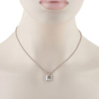 CHOPARD Happy Diamonds 18K White Gold Diamond Pendant