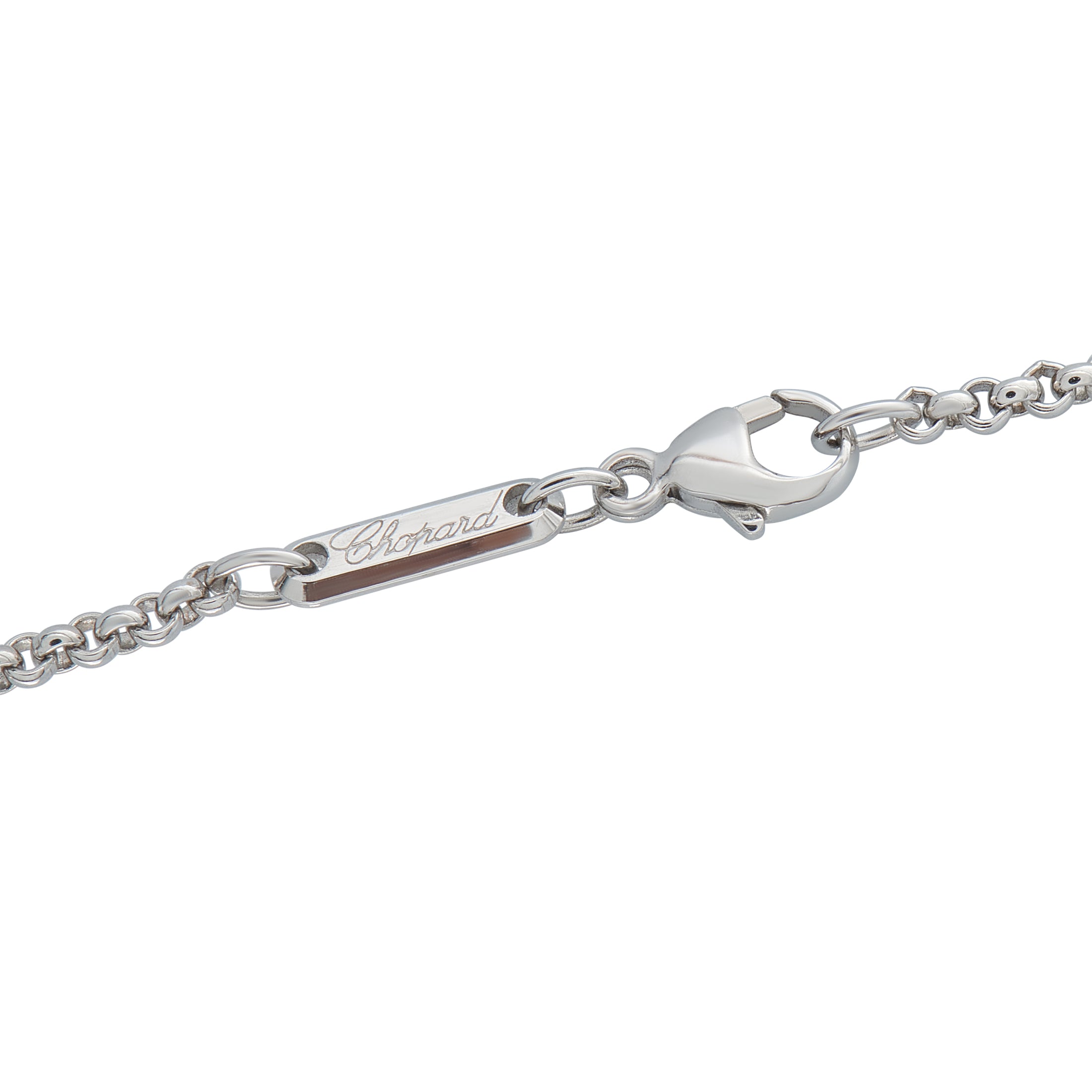 CHOPARD Happy Diamonds 18K White Gold Diamond Pendant