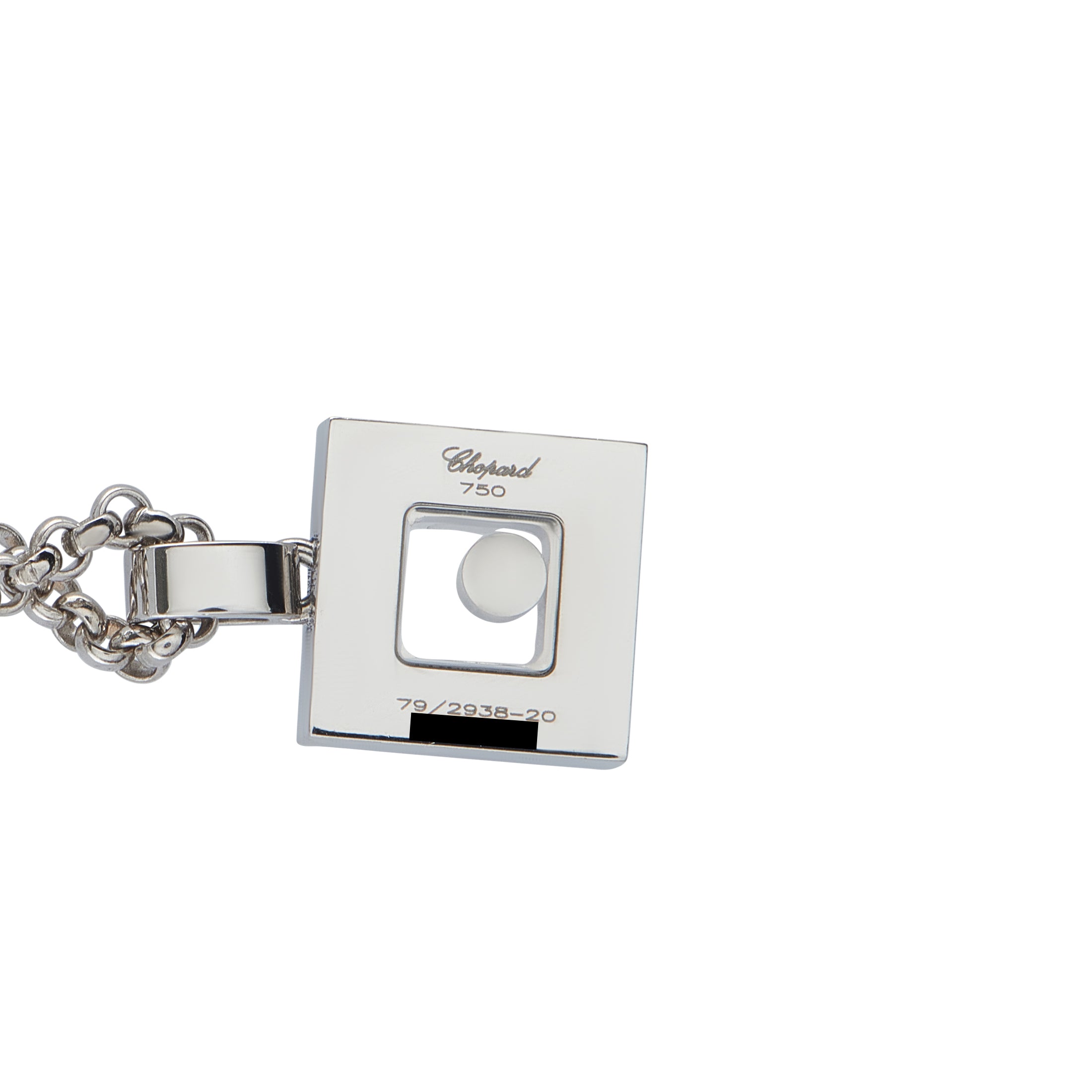 CHOPARD Happy Diamonds 18K White Gold Diamond Pendant