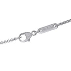 Chopard Happy Diamonds 18K White Gold 0.17ct Diamond Necklace