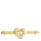 CHOPARD Happy Diamonds 18K Yellow Gold Diamond Brooch