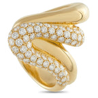 Concord18K Yellow Gold 2.37ct Diamond Ring – This dramatic Concord ring features a captivating sense of movement