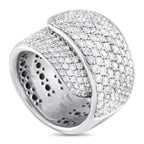 Damiani18K White Gold 3.25ct Diamond Ring