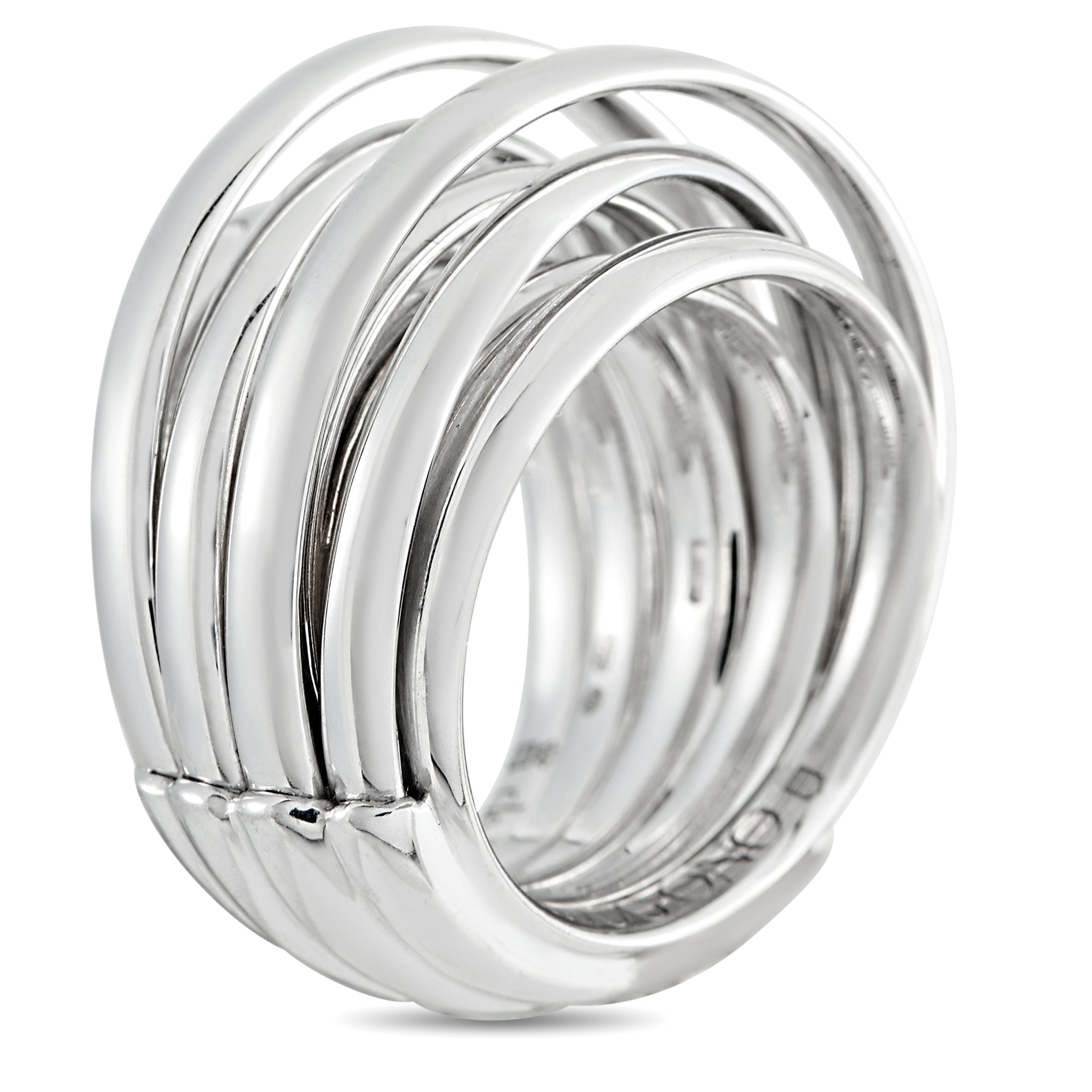 DE GRISOGONO Allegra 18K White Gold Ring