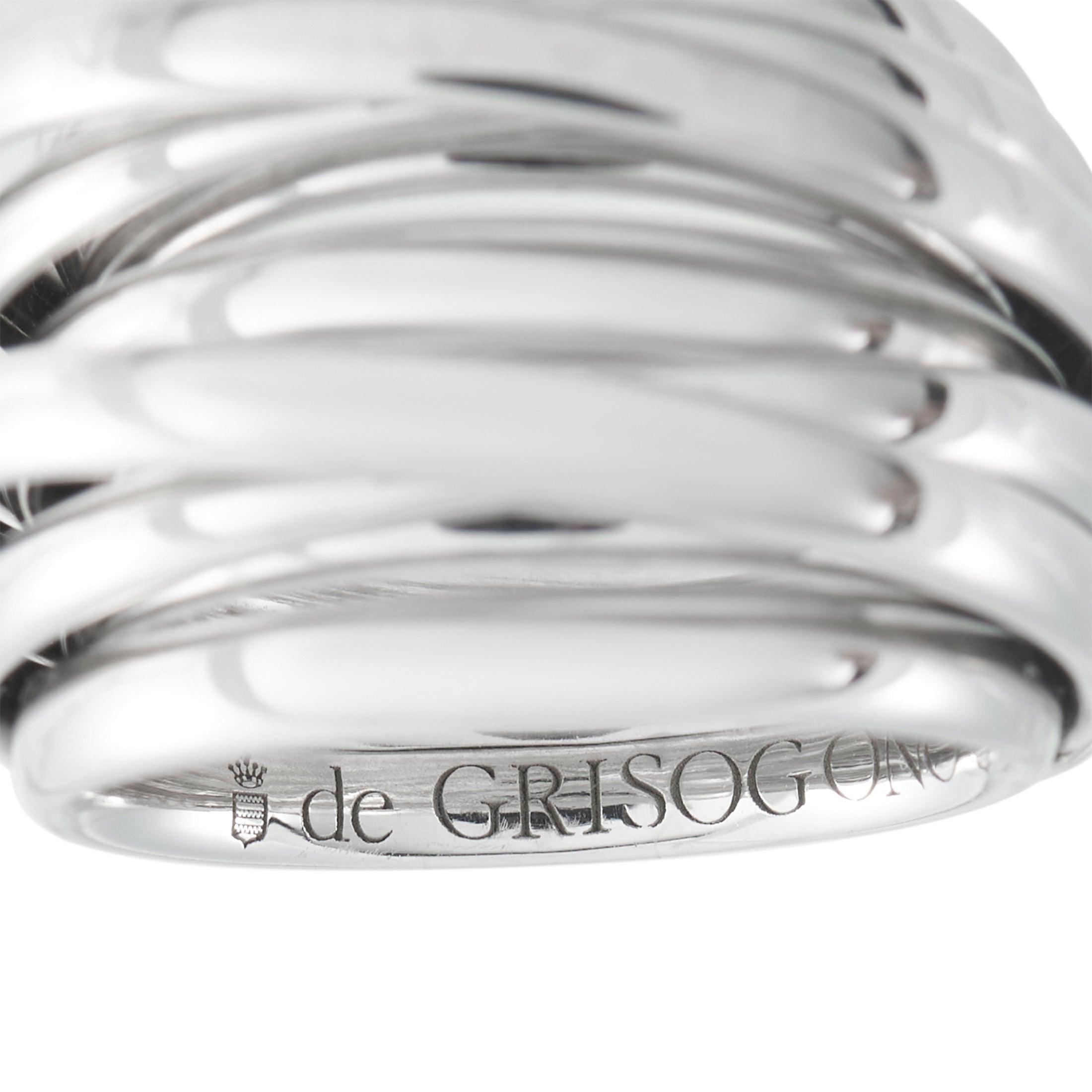 DE GRISOGONO Allegra 18K White Gold Ring