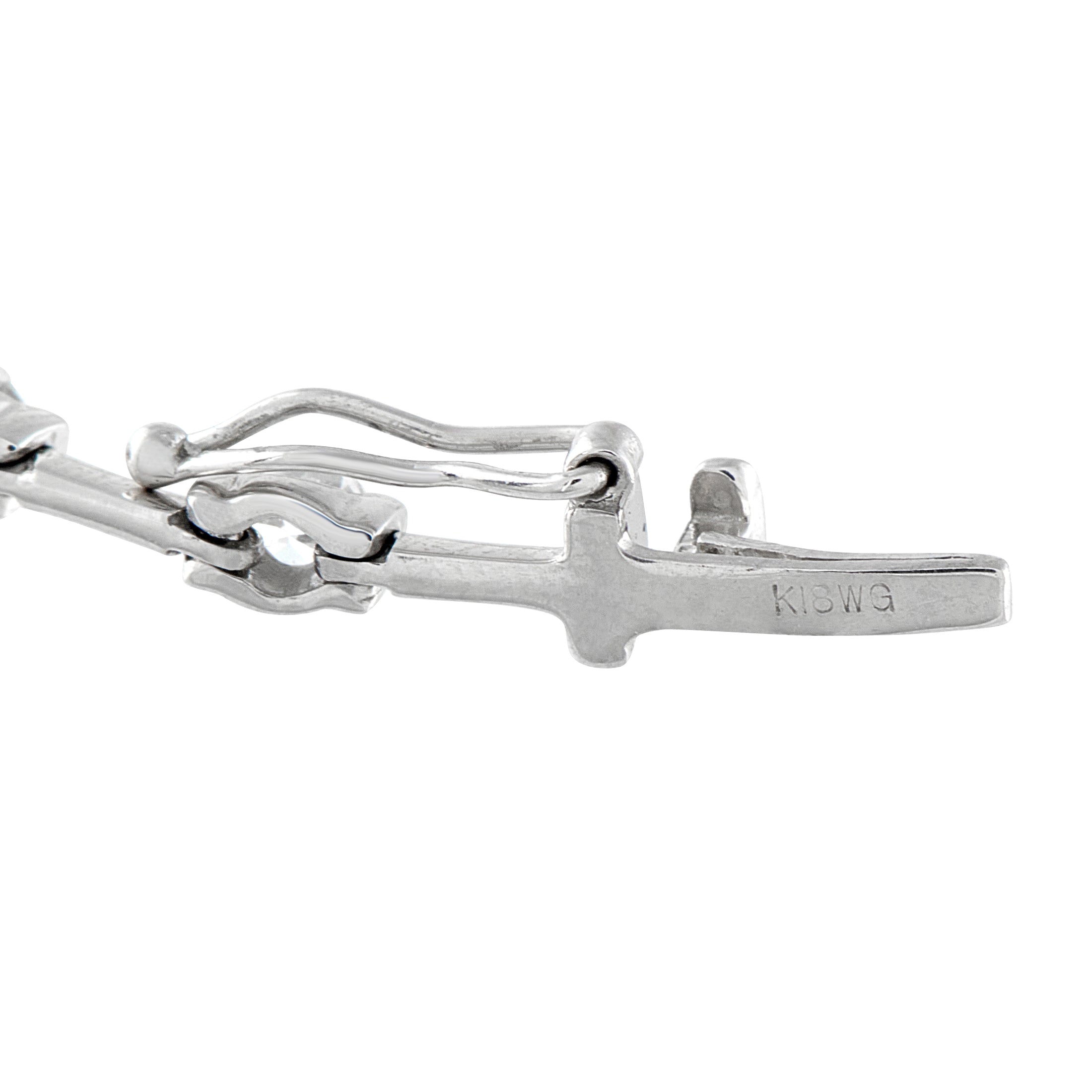 De Beers18K White Gold 2.50ct Diamond Bracelet