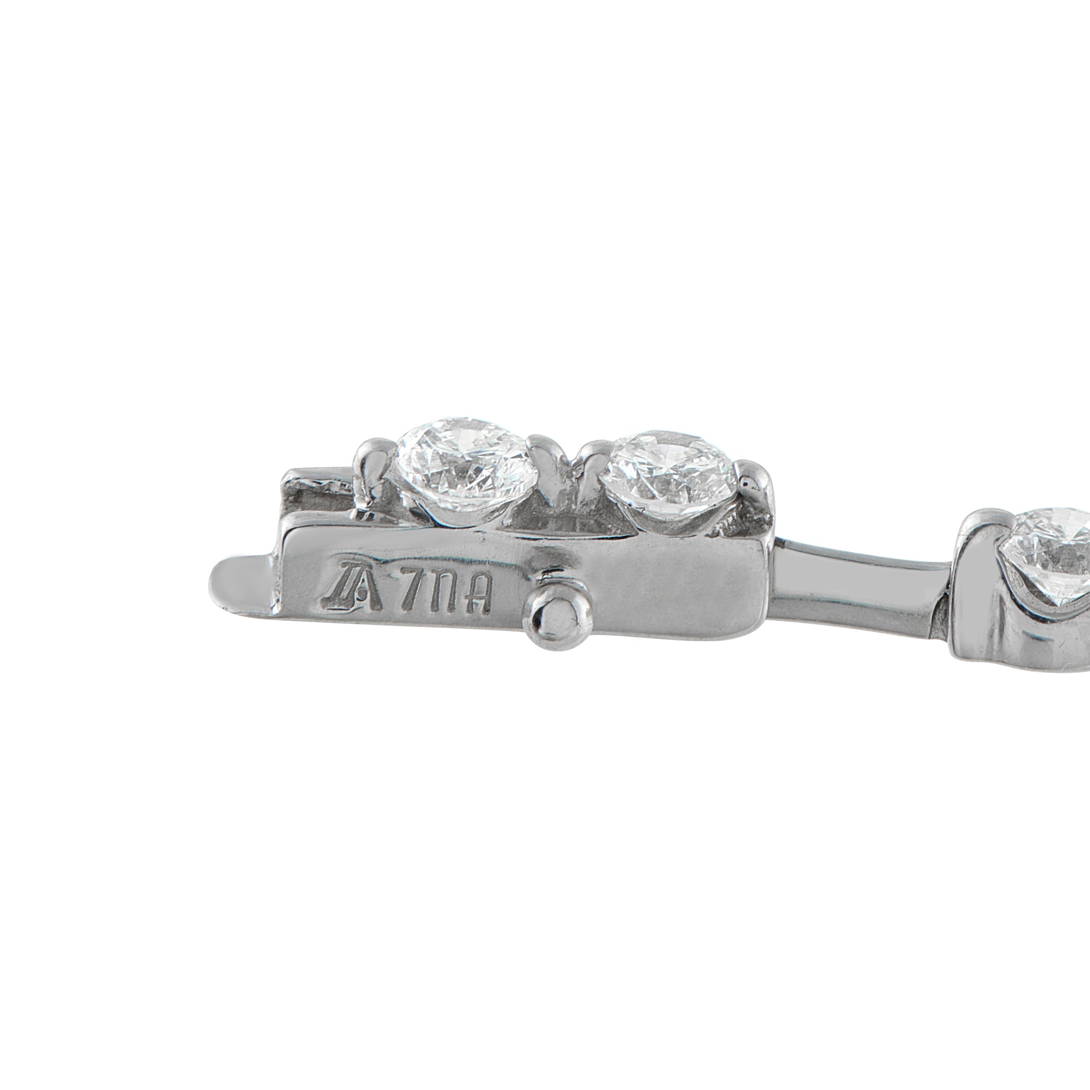 De Beers18K White Gold 2.50ct Diamond Bracelet