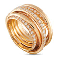 DE Grisogono Allegra 18K Rose Gold 2.05ct Diamond Ring