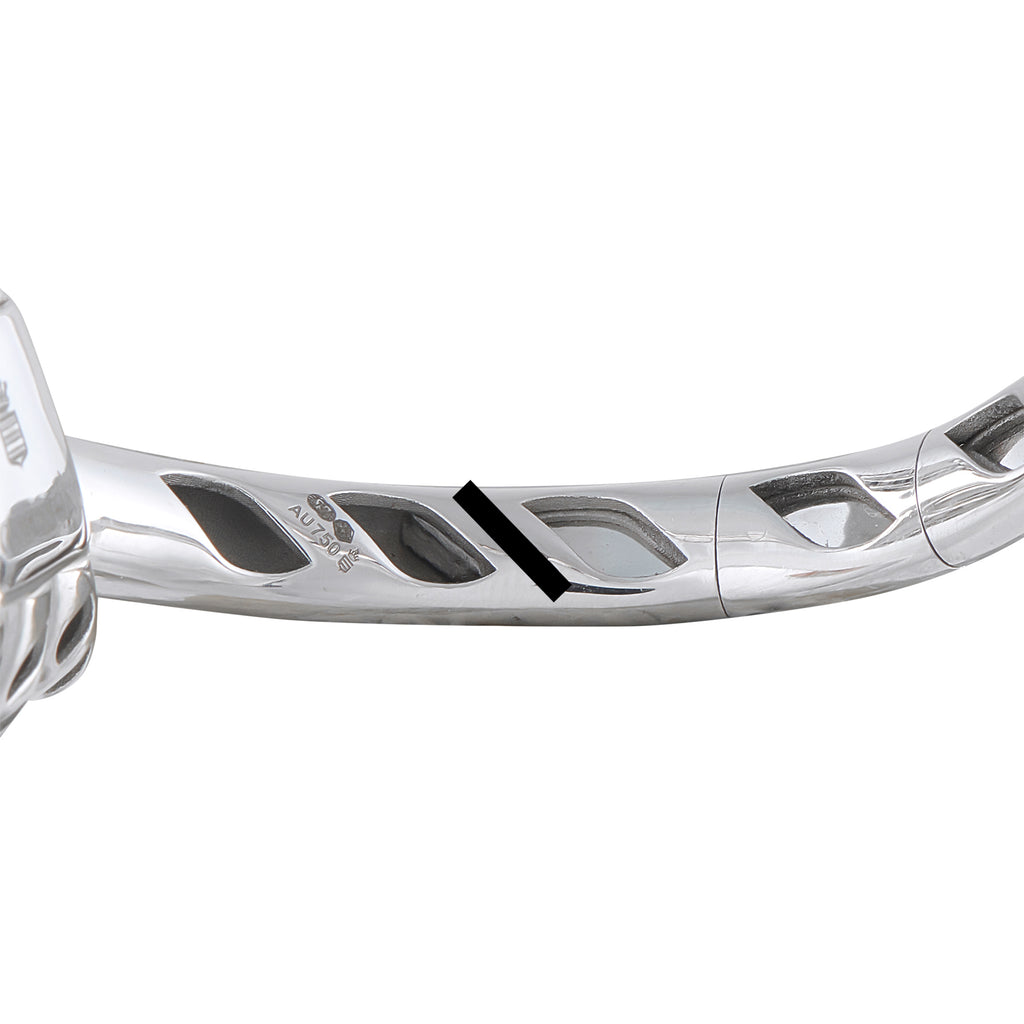DE GRISOGONO Vortice 18K White Gold 1.60ct Diamond Bracelet