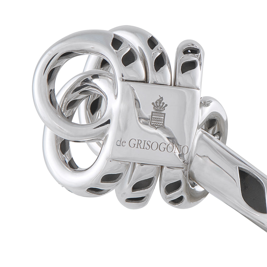 DE GRISOGONO Vortice 18K White Gold 1.60ct Diamond Bracelet
