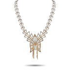 Erte14K Yellow Gold, Silver Mother of Pearl Necklace