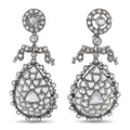 Fred Leighton 18K White Gold 8.37ct Diamond Earrings