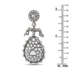FRED LEIGHTON 18K White Gold 8.37ct Diamond Earrings