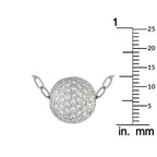 Gabriel & Co. JewelryGabriel & Co. Jewelry 18K White Gold 3.0ct Diamond Ball Necklace