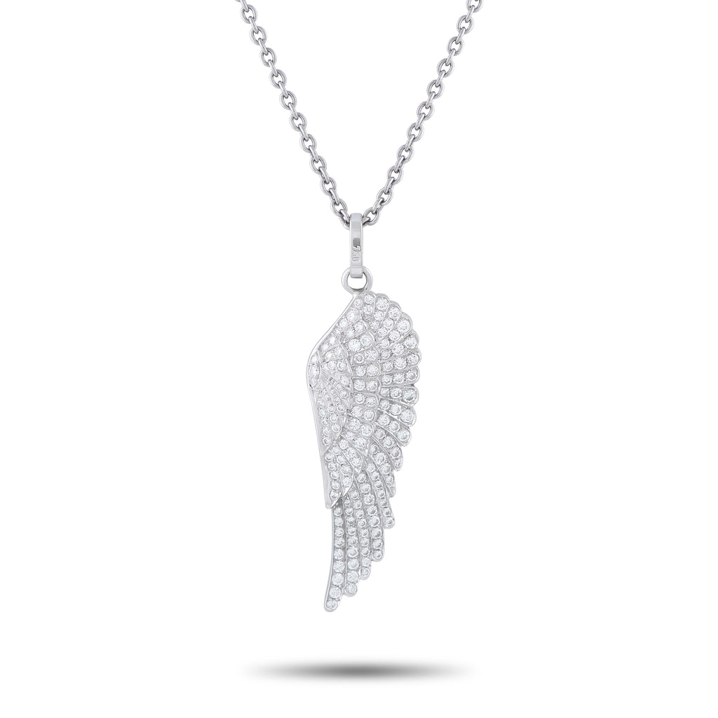 GarrardWings 18K White Gold 1.35ct Diamond Pendant