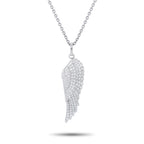 GarrardWings 18K White Gold 1.35ct Diamond Pendant