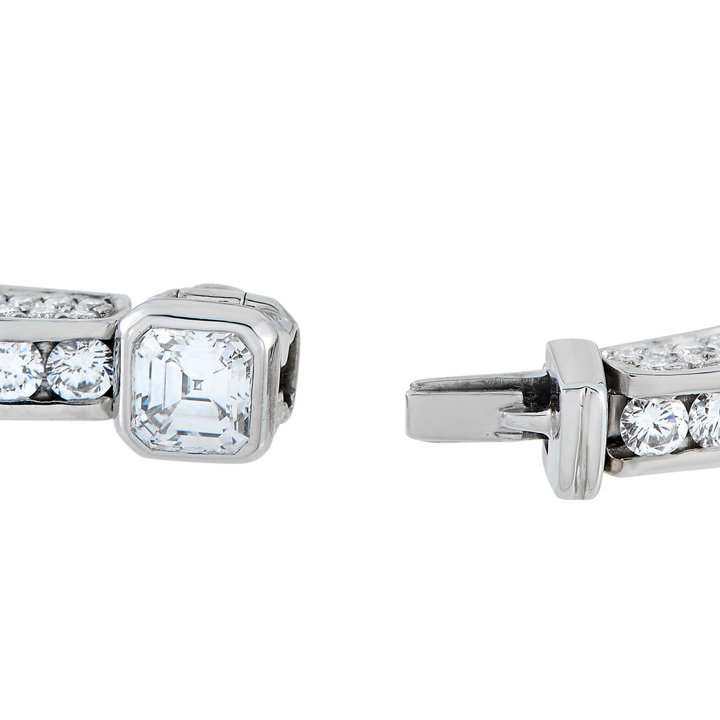 Graff18K White Gold 14.77ct Diamond Bracelet