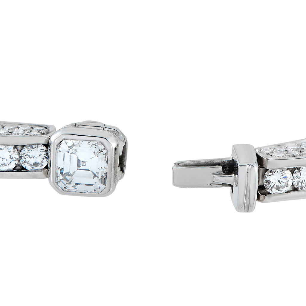 Graff 18K White Gold 14.77ct Diamond Bracelet