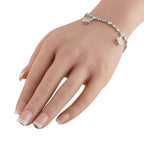 Graff 18K White Gold 6.70ct Diamond Bracelet