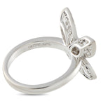 Graff 18K White Gold 0.55ct Diamond Pavé Butterfly Ring