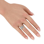 GRAFF 18K White Gold 0.55ct Diamond Pavé Butterfly Ring